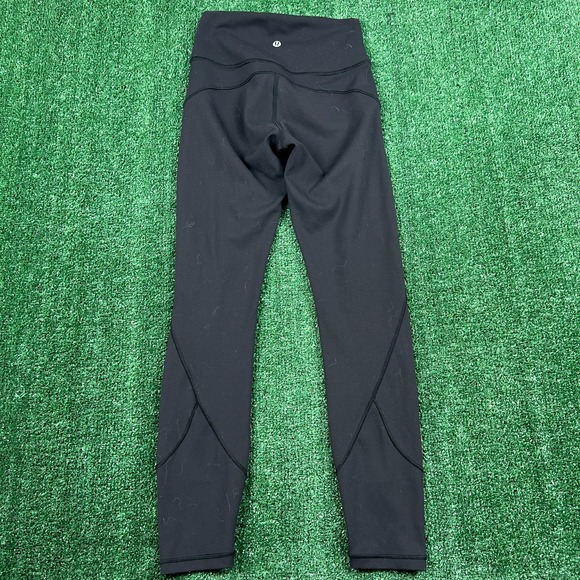 lululemon athletica Pants - Lululemon In Movement 7/8 Tight *Everlux 25" Black W5ANXS Size 4 Athleisure